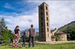 Imatge cedida pel blog 'De ruta enfmaília' de visita a la Vall de Boí