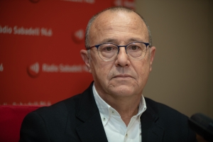 Joan Martí als estudis de Ràdio Sabadell | Roger Benet