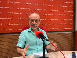 Manel Larrosa avui als estudis de Ràdio Sabadell | Mireia Sans