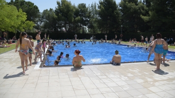 La piscina de Ca n'Oriac, en una imatge d'arxiu/ Roger Benet