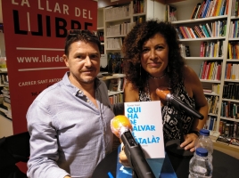 Xavier Gual a la presentació del llibre a Sabadell 