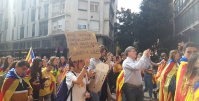 Una de les mobilitzacions de Sabadell per la Independència | Arxiu