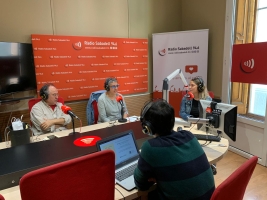 Els poetes Gerona Fumàs, Anna García Garay, Gerard Torres Sanmartí i Raquel Garcia