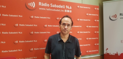David Cánovas, als estudis de Ràdio Sabadell