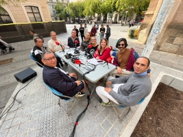 Imatge dels participants d'avui al programa especial al Racó del Campanar