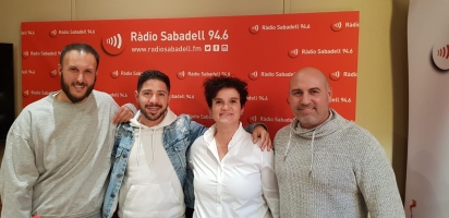 Membres d'Actua Vallès i Ethos a 'estudi 1