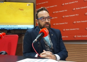 El conseller de Territori, Juli Fernàndez, ha passat avui per Ràdio Sabadell | Núria García