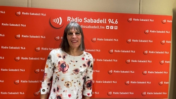 Clara Palau, fundadora de Ca l’Enredus i del grup Transfamílies de Sabadell a l'estudi 1