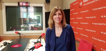 Imma Tàpies a Ràdio Sabadell  l'atenció a les persones grans fràgils i en final de vida e