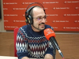 Arnau Domènech a Ràdio Sabadell/ Íker Mons