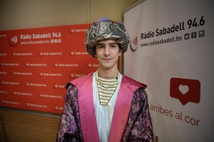 El carter reial a l'estudi 1 de ràdio Sabadell