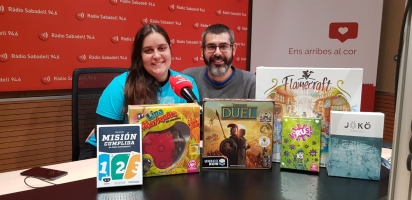 Els responsables de Jugalia a l'estudi 1 de Ràdio Sabadell