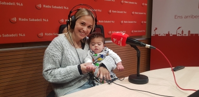 La sabadellenca Lydia Lorenzo, mare d'un nadó de 16 mesos amb síndrome de Down, cardiopatia congènita i danys cerebrals sense diagnòstic