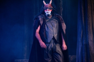 Miquel Roselló fent de Satanàs . Fotografia cedida per Jordi González