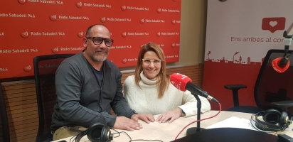  Jordi Monllor i Raquel Benavides a l'estudi 1 