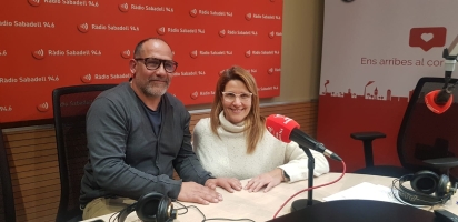 Jordi Monllor i Raquel Benavides a l'estudi 1