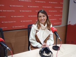 Maria Martí, (Just Mum It Shop) a l'estudi 1