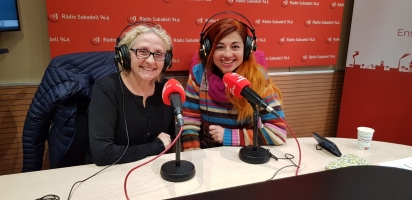 Belen Almenara i Olga Sanz, voluntàries d'Amics de la Gent gran 