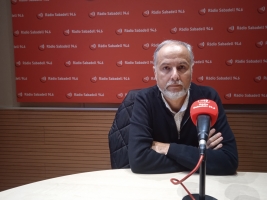 David Serrano, a l'Estudi 1 de Ràdio Sabadell 