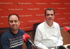 Adrià Redondo i Valentí Ribera del Jaume Viladoms a Ràdio Sabadell 