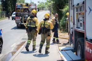 Els ADF en un incendi aquest estiu passat | Roger Benet