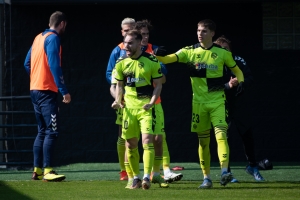 Cristian Herrera celebra el seu gol | Roger Benet