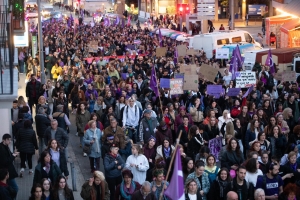 Manifestants del 8M/ Roger Benet