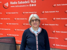 Maria José Masdeu, a Ràdio Sabadell