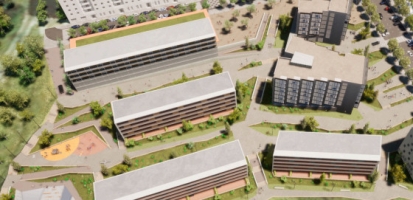 Recreació de com quedarà el Complex Roureda
