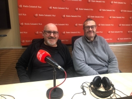 L'Isidor (antropòleg) i en Juan (AVV CAN DEU) a l'estudi 1 de ràdio Sabadell 