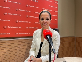 Gemma Ruiz i Palà, escriptora i periodista a l'estudi 1 de Ràdio Sabadell
