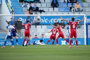 Gol del Nàstic dissabte a la Nova Creu Alta | Roger Benet