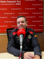 El responsable de l'Oficina de Relacions amb la comunitat, César Galván, a Ràdio Sabadell