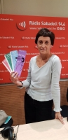 Yolanda Canet, als estudis de Ràdio Sabadell