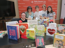 El club de les meravelles: Homenatge a la primavera i a l'amor, amb entrevista a l'escriptor Víctor Aldea amb l'alumnat de l'escola Enric Casassas
