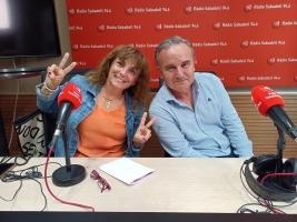 Isabel Gallardo i Quique Peidro a Ràdio Sabadell 