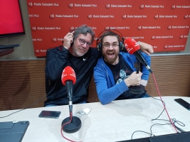 Miquel Gratacós i l'Iván Mardones a l'Estudi 1