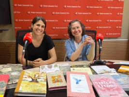 Avui la Cecilia Picún ens ha visitat acompanyada de la Clara Barceló, propietària de la floristeria Vuket