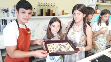 Nens i nenes del taller de cuina