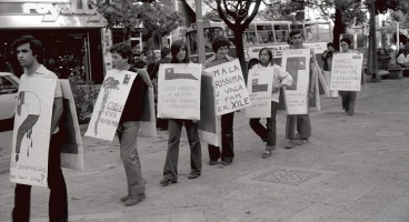 Una de les mobilitzacions a Sabadell per Xile | Ajuntament de Sabadell