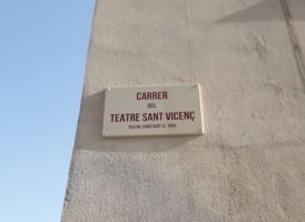 Aquest dimecres al vespre s'ha inaugurat el carrer del Teatre 