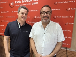 Daniel Gil de Tejada i Jordi Torrents a l'estudi 1