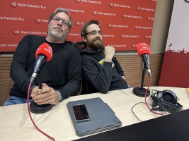 Miquel Gratacós i l'Iván Mardones a l'estudi 1