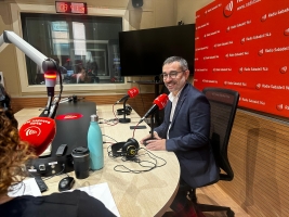 Gabriel Fernández avui a Ràdio Sabadell | Núria Garcia