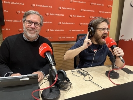 Miquel Gratacós i l'Iván Mardones a l'Estudi 1 