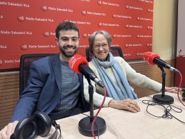 Victor Braojos, pianista  i Joana Soler, presidenta de Joventuts musicals | Raquel García 