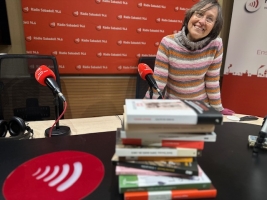 Cecilia Picún a l'estudi 1 de Ràdio Sabadell 