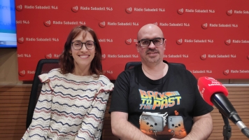 Anna Selva i Abel Garró, a Ràdio Sabadell