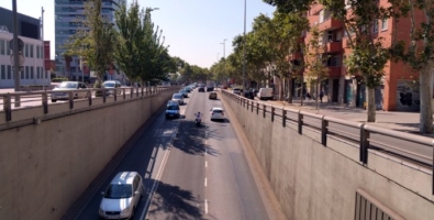 La Gran Via al seu pas per Fira Sabadell | Arxiu