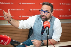 Juli Fernàndez en una entrevista a Ràdio Sabadell | Roger Benet